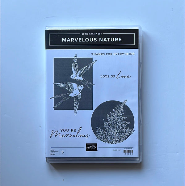 Marvelous Nature | Retired Cling Mount Stamp Set | Stampin' Up!