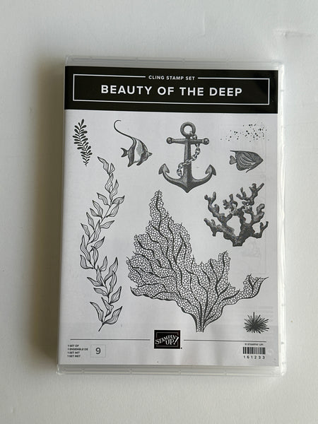 Beauty of the Deep Bundle | Retired Cling Mount Stamp Set and Dies | Stampin' Up!