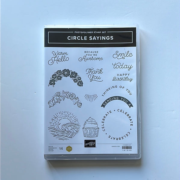 Circle Sayings | Retired Photopolymer Stamp Set | Stampin' Up!