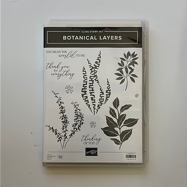 Botanical Layers | Retired Cling Mount Stamp Set | Stampin' Up!