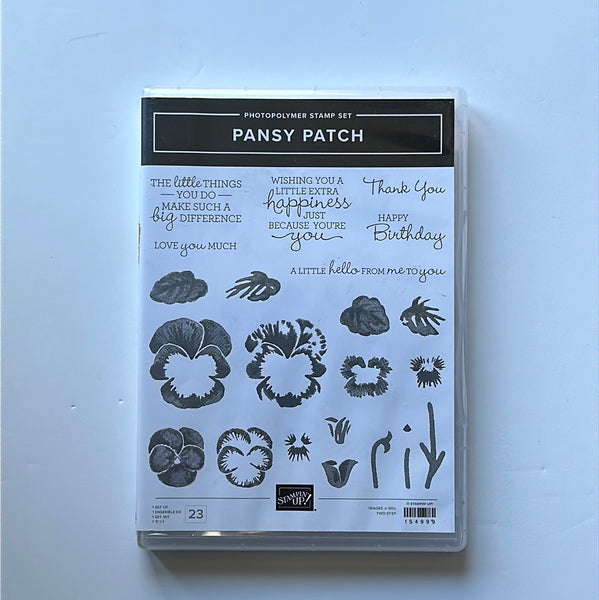 Pansy Patch | Retired Photopolymer Stamp Set | Stampin' Up!