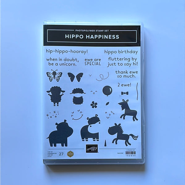 Hippo Happiness | Retired Photopolymer Stamp Set | Stampin' Up!
