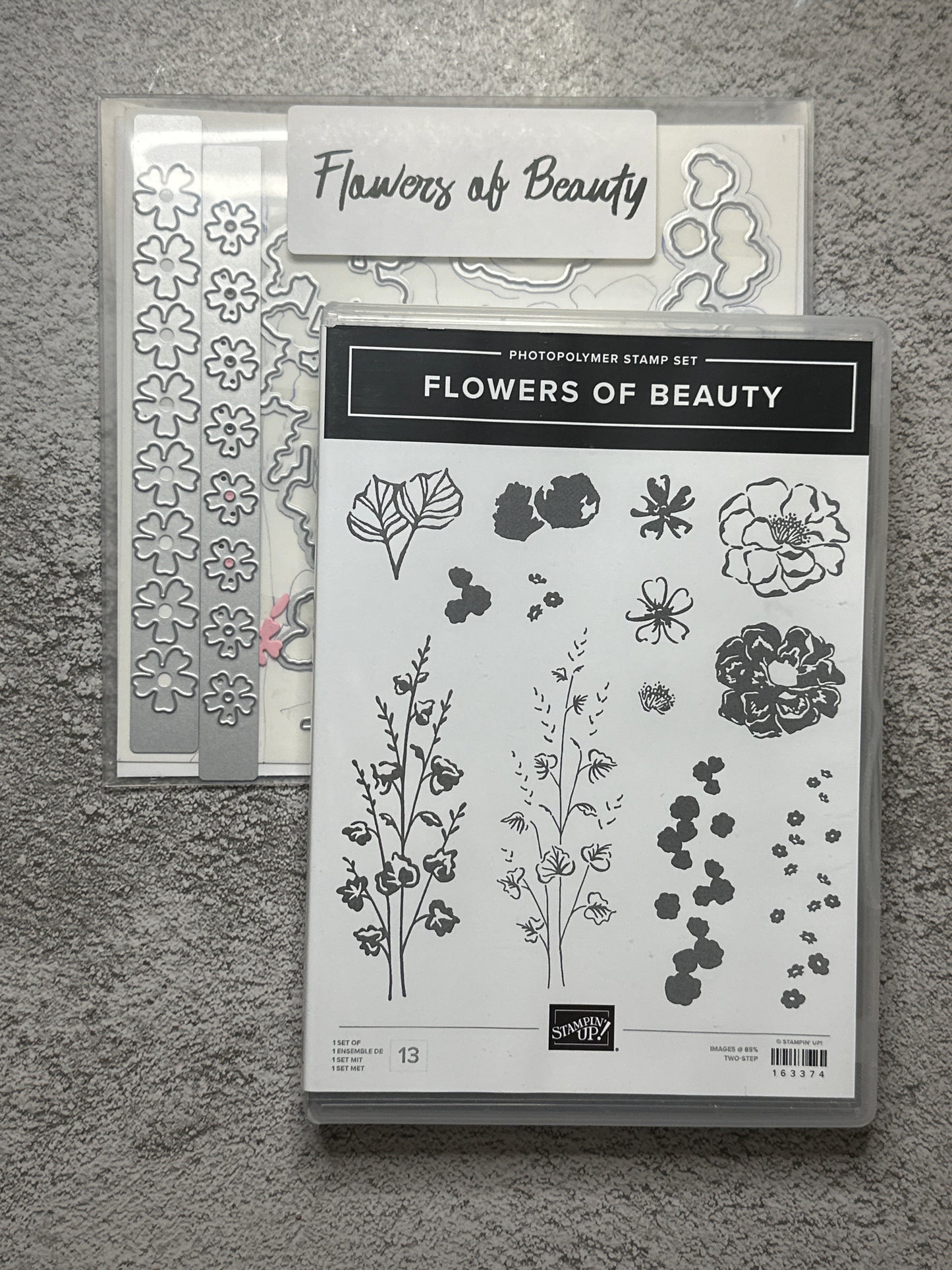 Flowers of Beauty Bundle | Retired Photopolymer Mount Stamp Set and Dies | Stampin' Up!