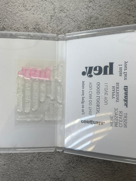 Saying Hey | Retired Photopolymer Stamp Set | Stampin' Up!