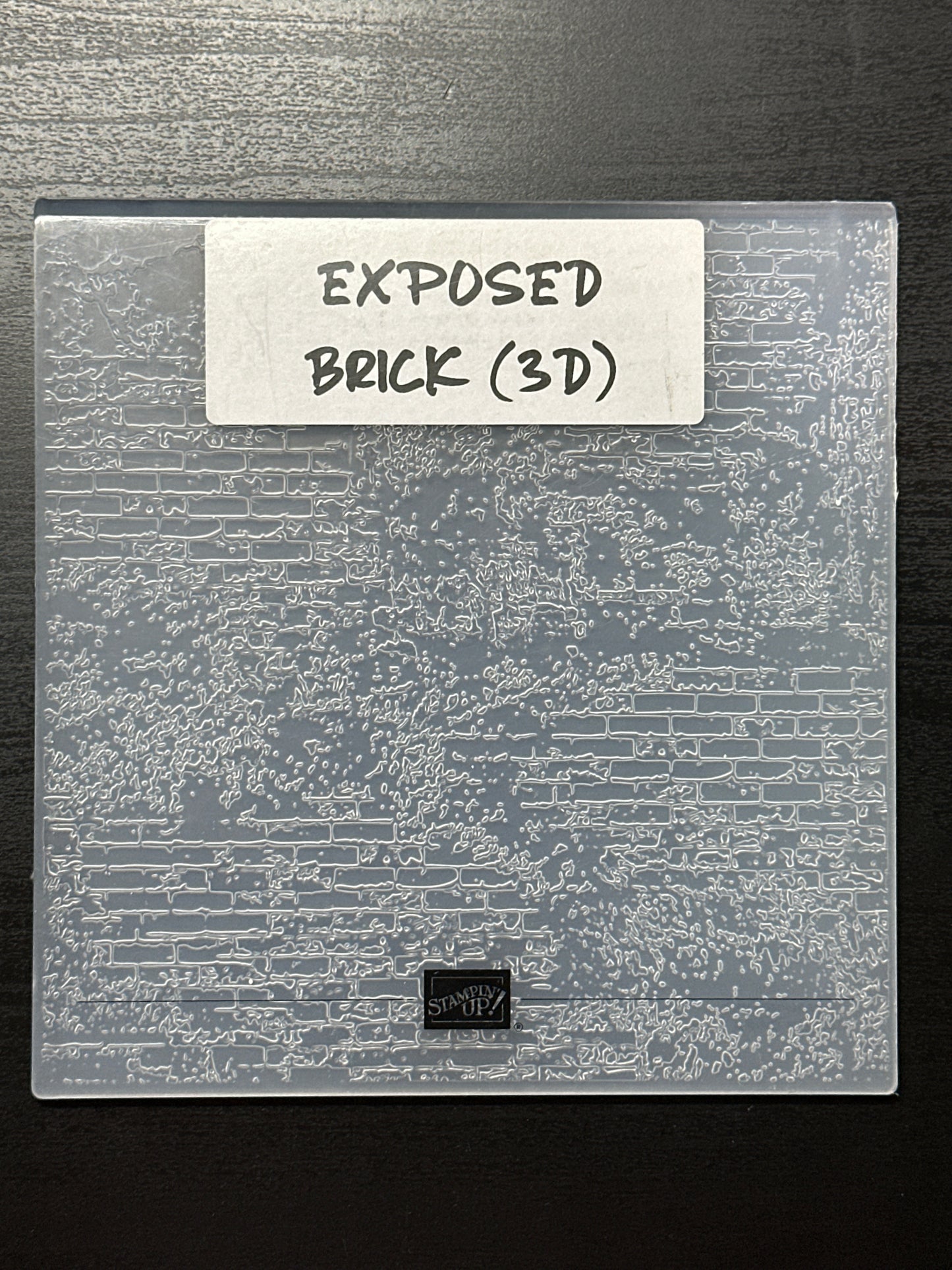 Exposed Brick 3D Embossing Folder | Retired Embossing Folder | Stampin' Up!