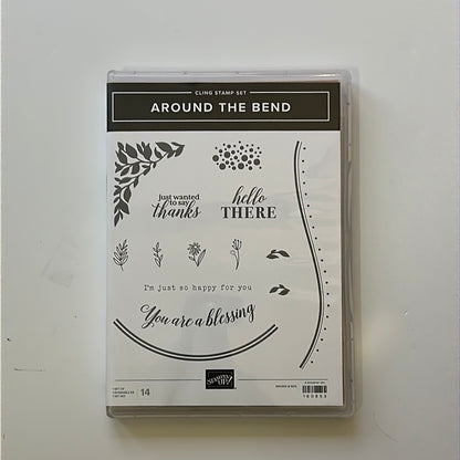 Around the Bend | BRAND NEW, NEVER USED! | Retired Cling Mount Stamp Set | Stampin' Up!