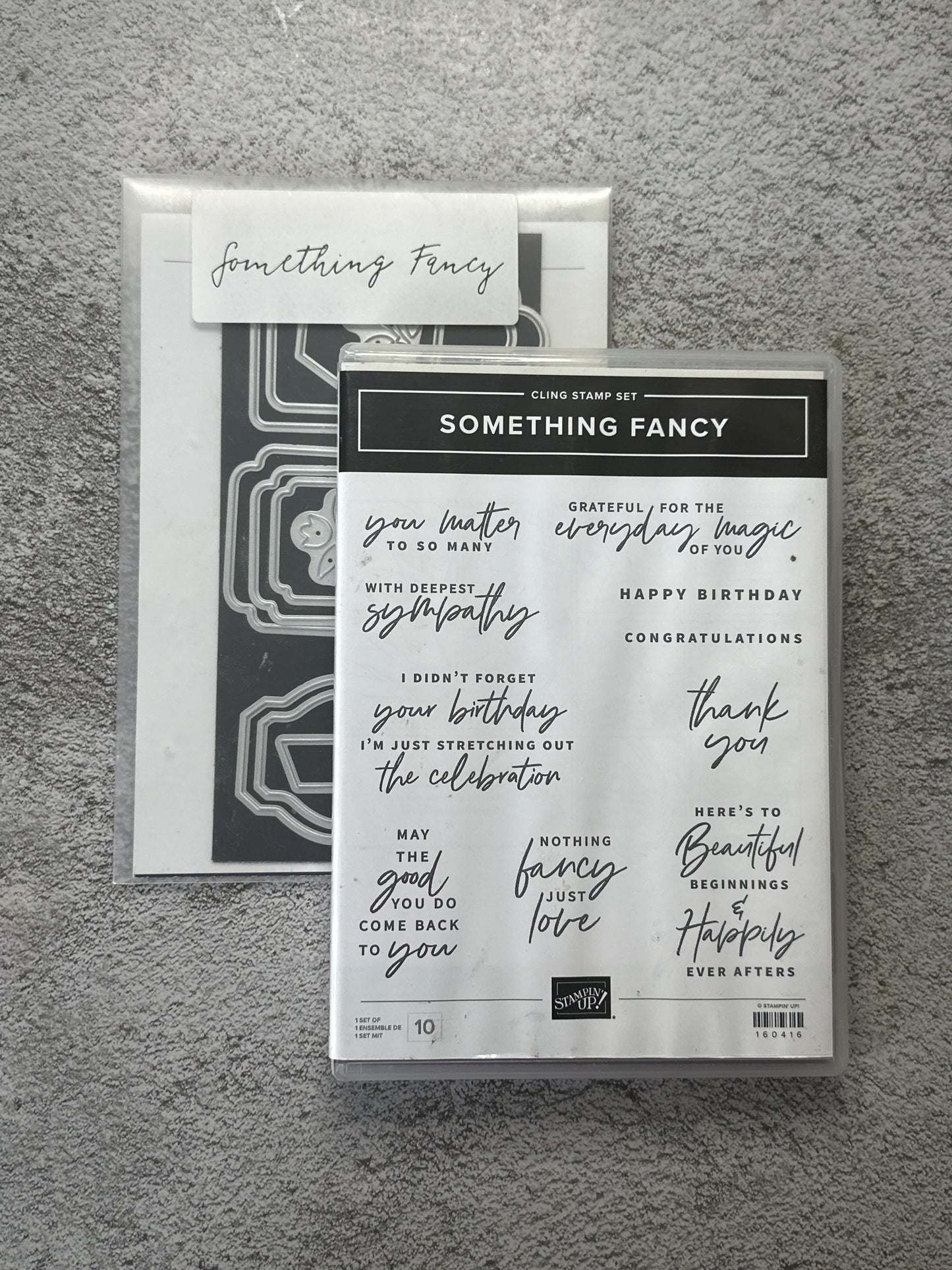 Something Fancy Bundle | Retired Cling Mount Stamp Set and Dies | Stampin' Up!