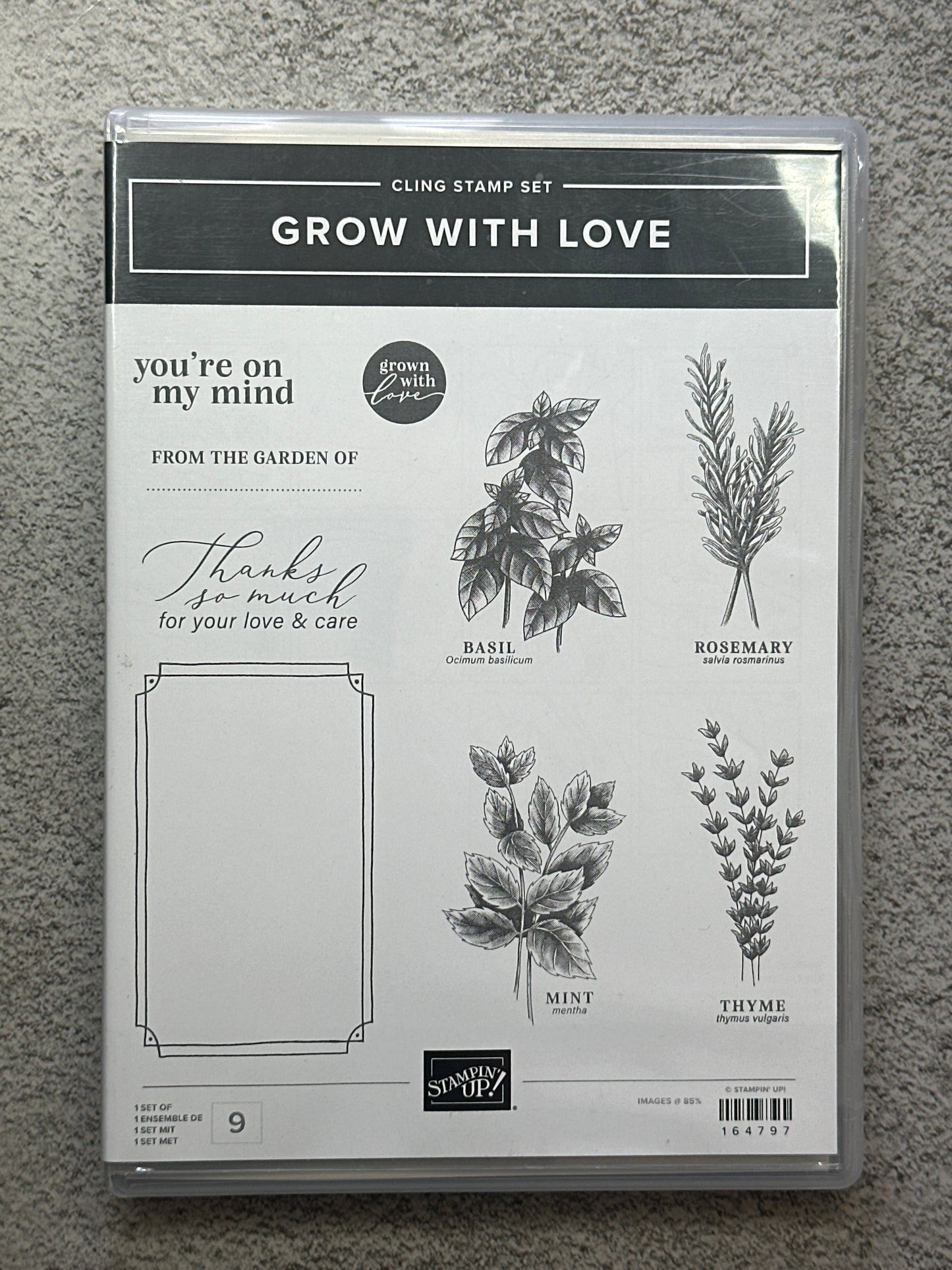 Grow With Love Bundle | Retired Photopolymer Mount Stamp Set and Dies | Stampin' Up!