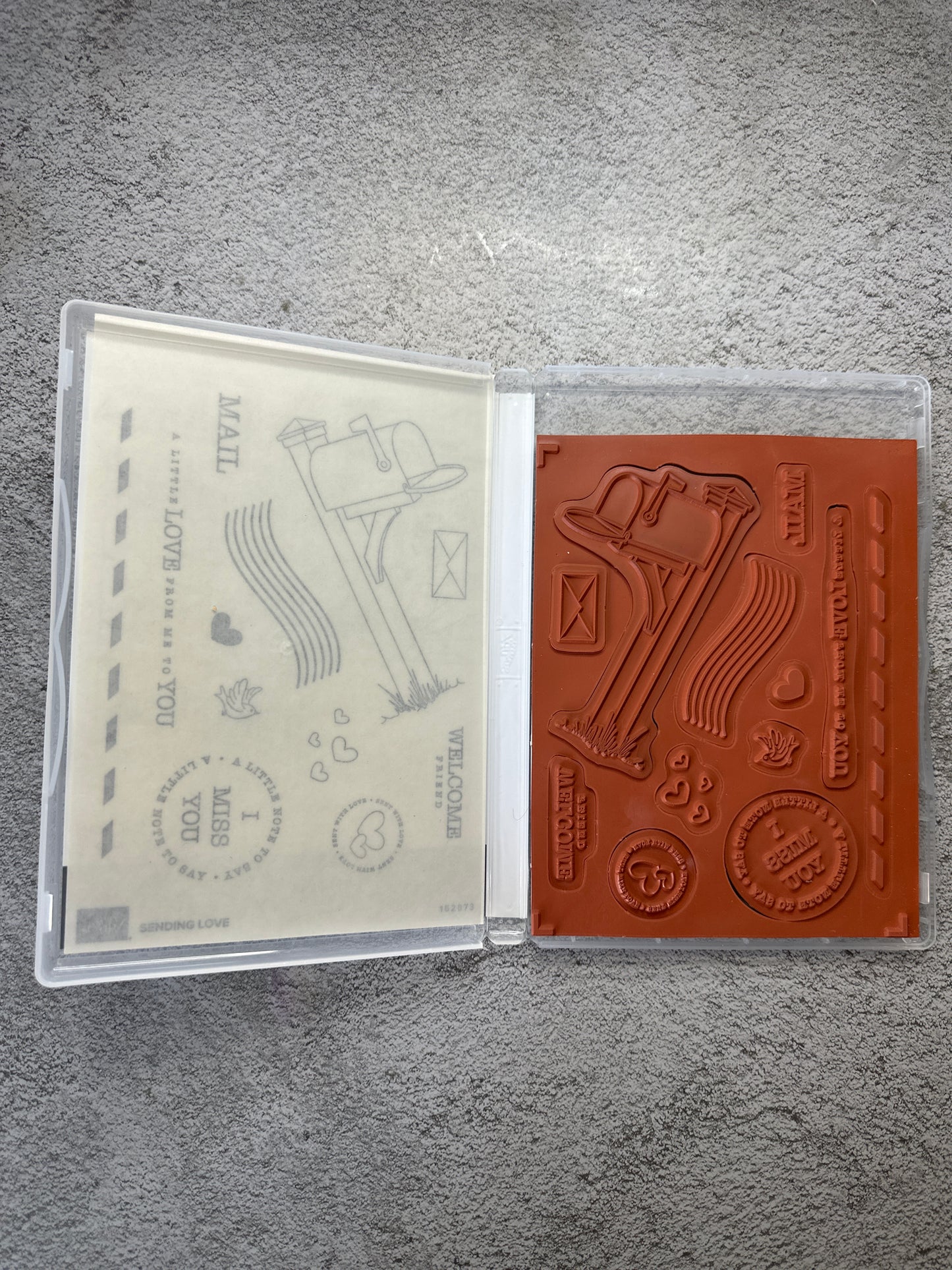 Sending Love Bundle | Retired Cling Mount Stamp Set and Dies | Stampin' Up!