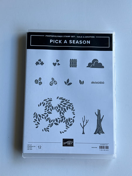 Pick a Season | BRAND NEW, NEVER USED! | Retired Photopolymer Stamp Set | Stampin' Up!