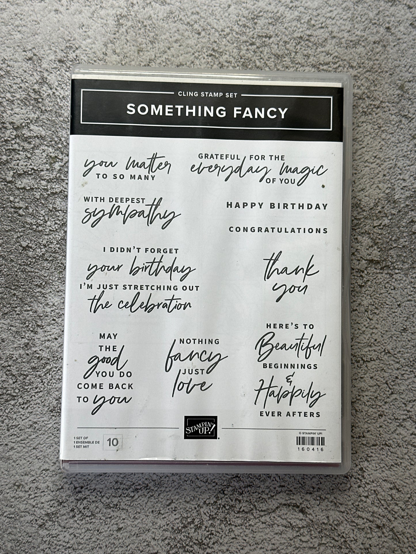 Something Fancy Bundle | Retired Cling Mount Stamp Set and Dies | Stampin' Up!