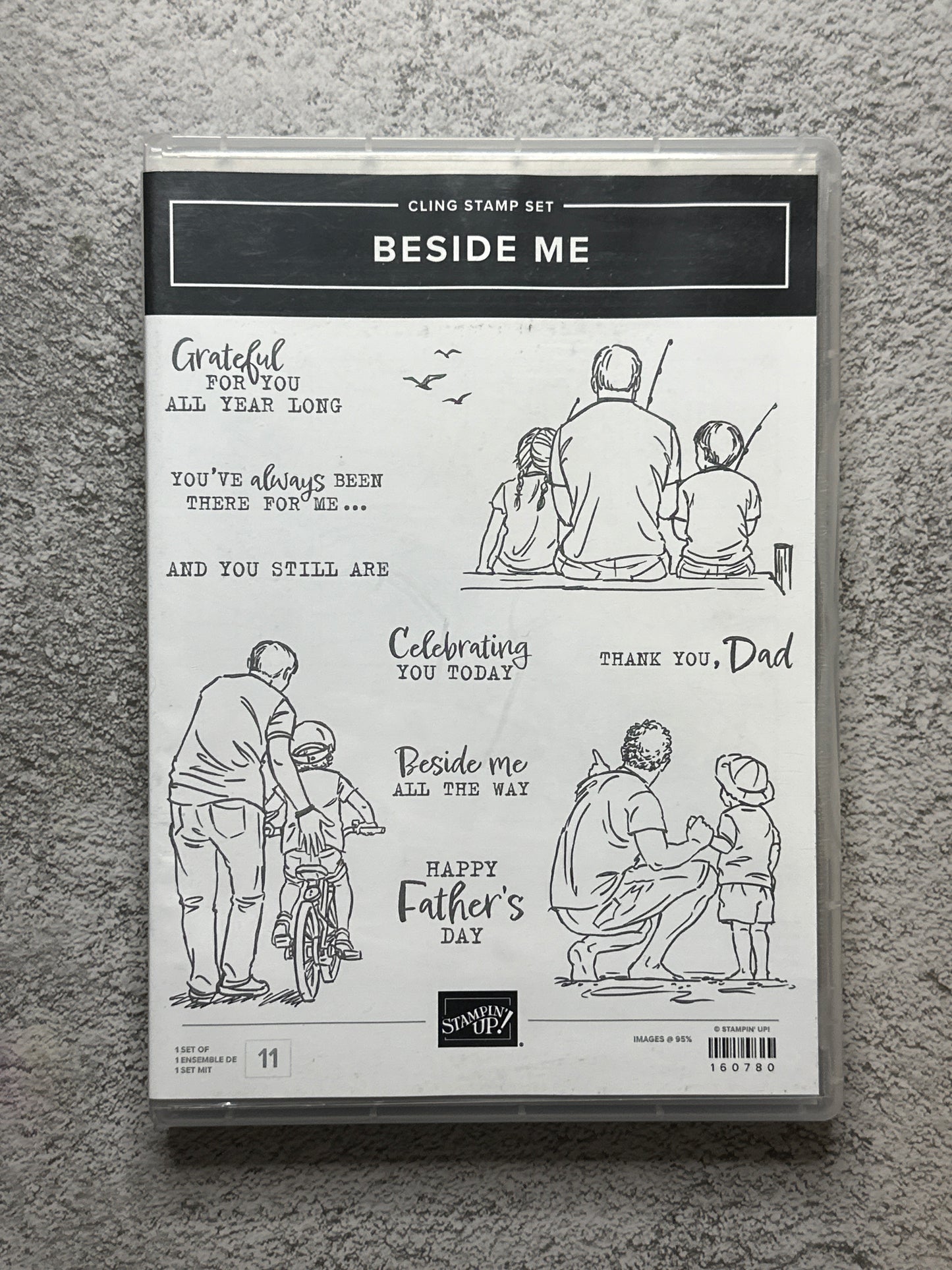 Beside Me | Retired Cling Mount Stamp Set | Stampin' Up!