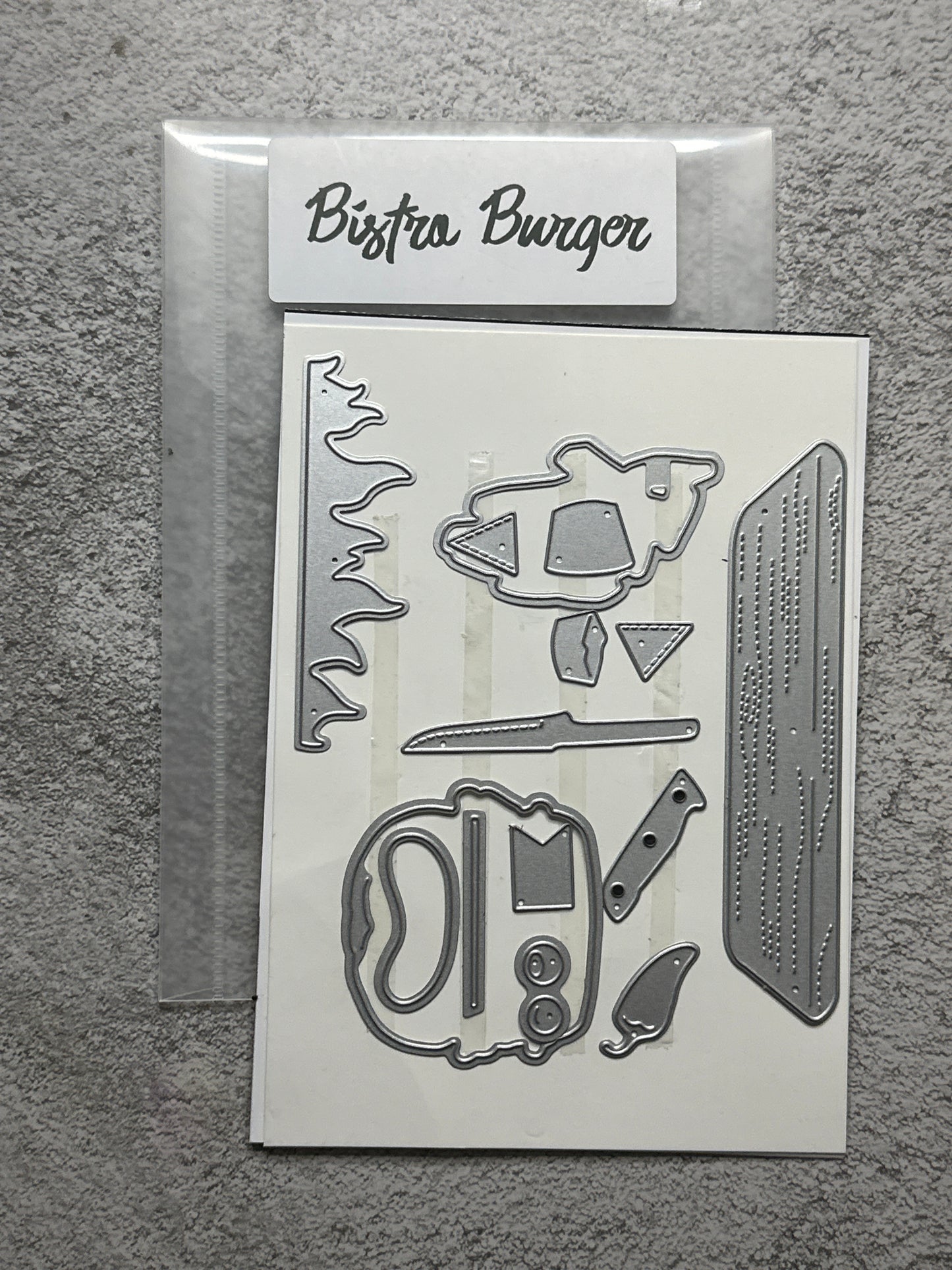 Bistro Burger Bundle | Retired Cling Mount Stamp Set and Dies | Stampin' Up!