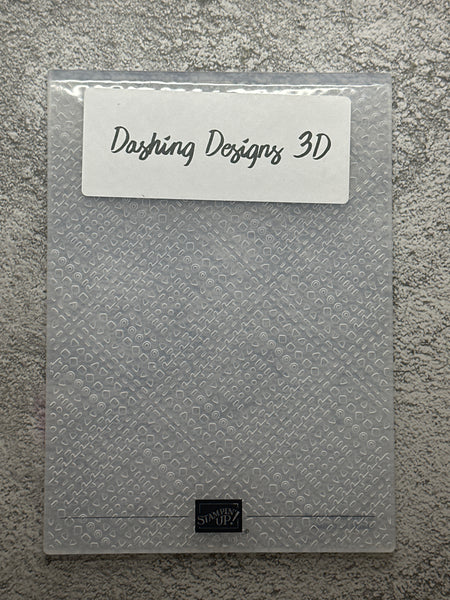 Dashing Designs 3D Embossing Folder | Retired Embossing Folder | Stampin' Up!