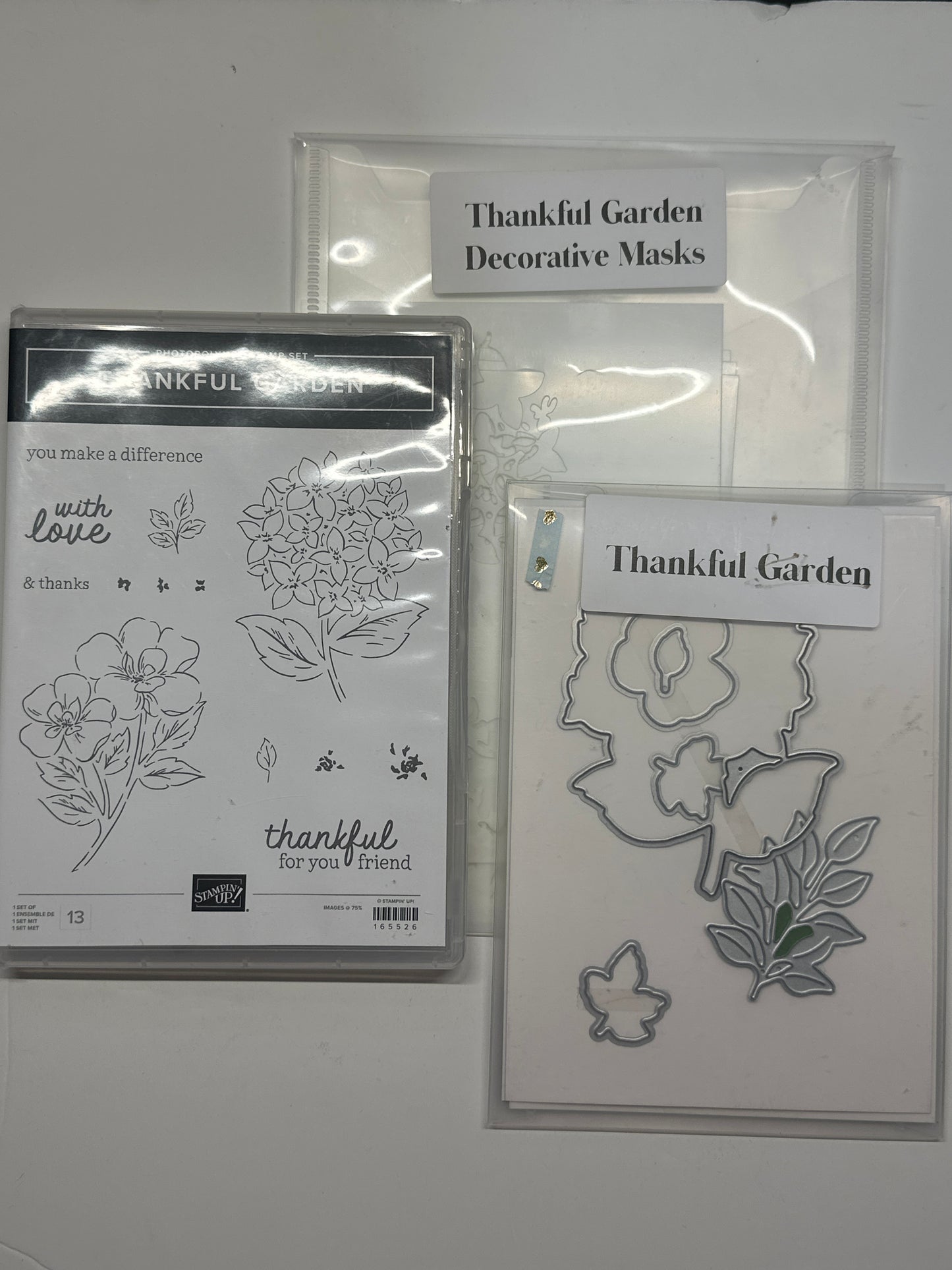 Thankful Garden Bundle | Retired Photopolymer Mount Stamp Set and Dies | Stampin' Up!