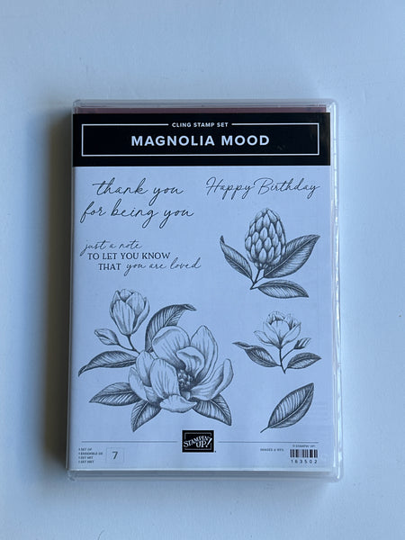 Magnolia Mood | Retired Cling Mount Stamp Set | Stampin' Up!