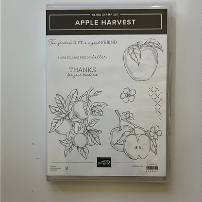 Apple Harvest | Retired Cling Mount Stamp Set | Stampin' Up!