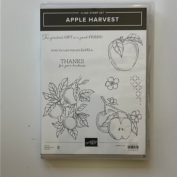 Apple Harvest | Retired Cling Mount Stamp Set | Stampin' Up!