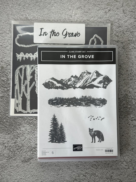 In the Grove Bundle | Retired Cling Mount Stamp Set and Dies | Stampin' Up!