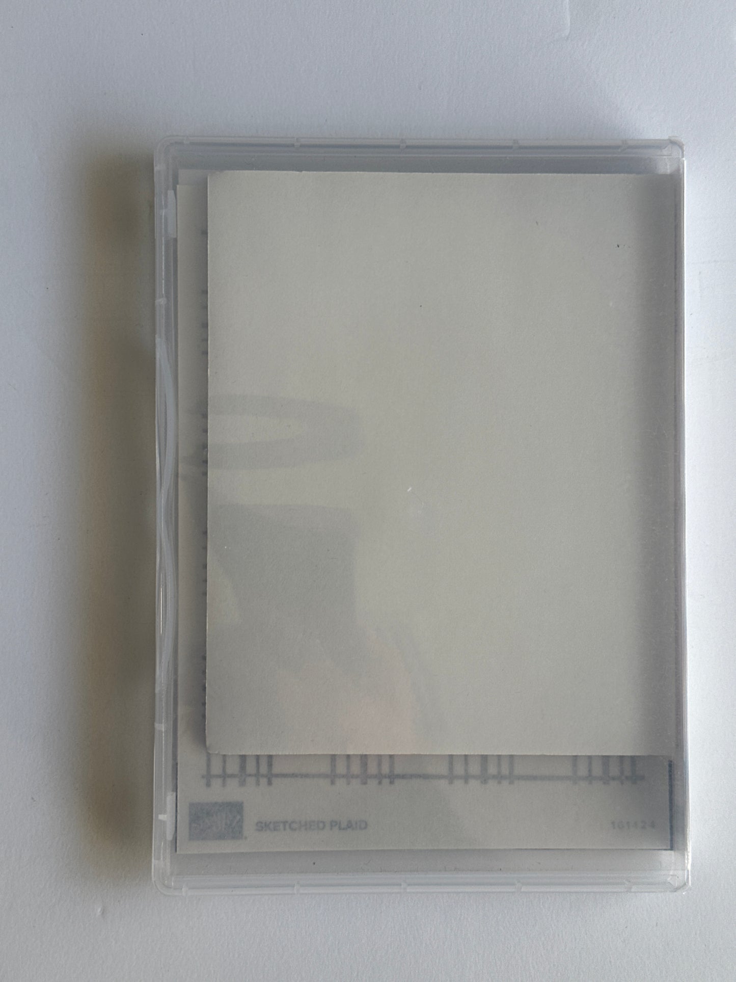 Sketched Plaid | BRAND NEW, NEW USED | Retired Cling Mount Stamp Set | Stampin' Up!