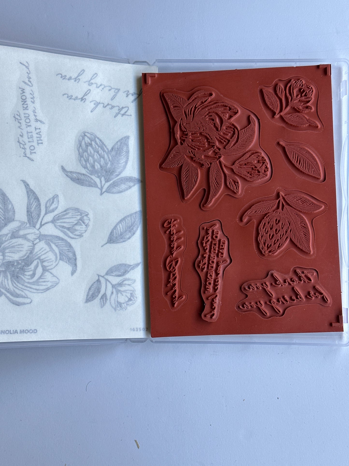 Magnolia Mood Bundle | Retired Cling Mount Stamp Set | Stampin' Up!