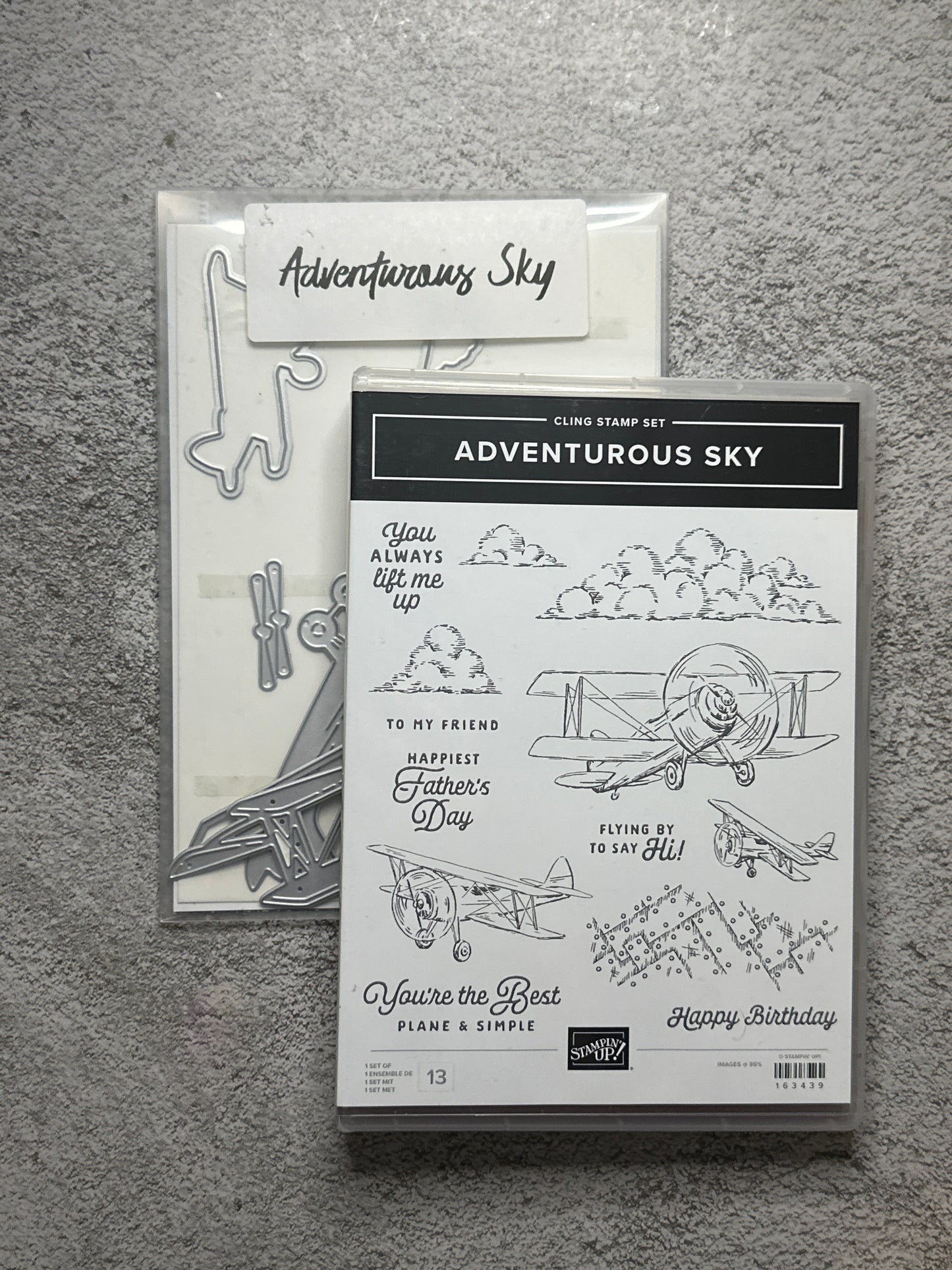 Adventurous Sky Bundle | Retired Cling Mount Stamp Set and Dies | Stampin' Up!