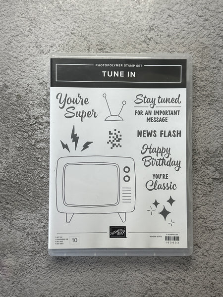 Tune In Bundle | Retired Photopolymer Mount Stamp Set and Dies | Stampin' Up!
