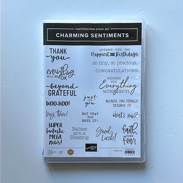 Charming Sentiments | Retired Photopolymer Stamp Set | Stampin' Up!