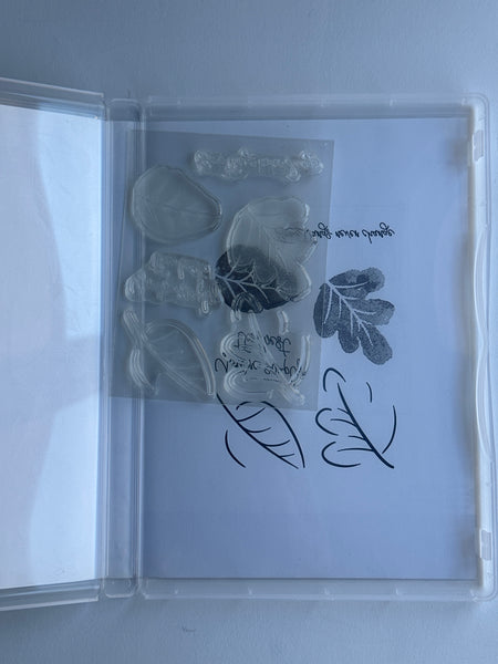 Caring Leaves | BRAND NEW, NEVER USED! | Retired Photopolymer Stamp Set | Stampin' Up!
