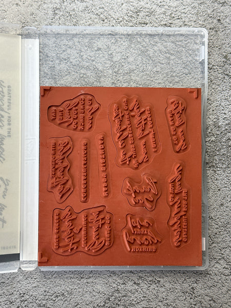 Something Fancy Bundle | Retired Cling Mount Stamp Set and Dies | Stampin' Up!