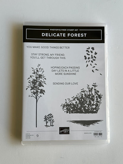 Delicate Forest Bundle | Retired Photopolymer Stamp Set and Dies | Stampin' Up!
