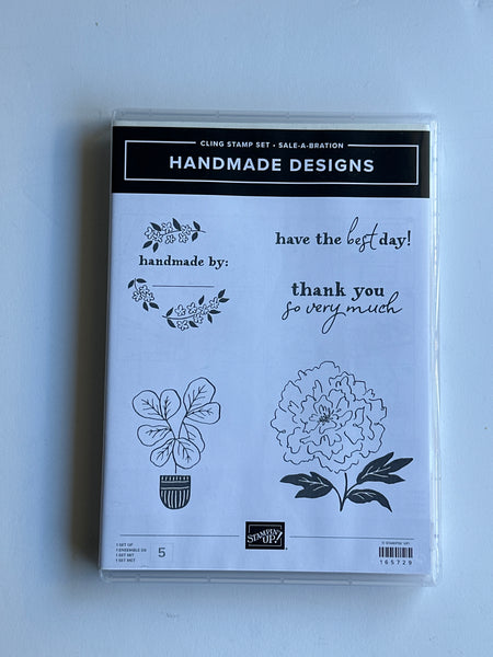 Handmade Designs | Retired Cling Mount Stamp Set | Stampin' Up!