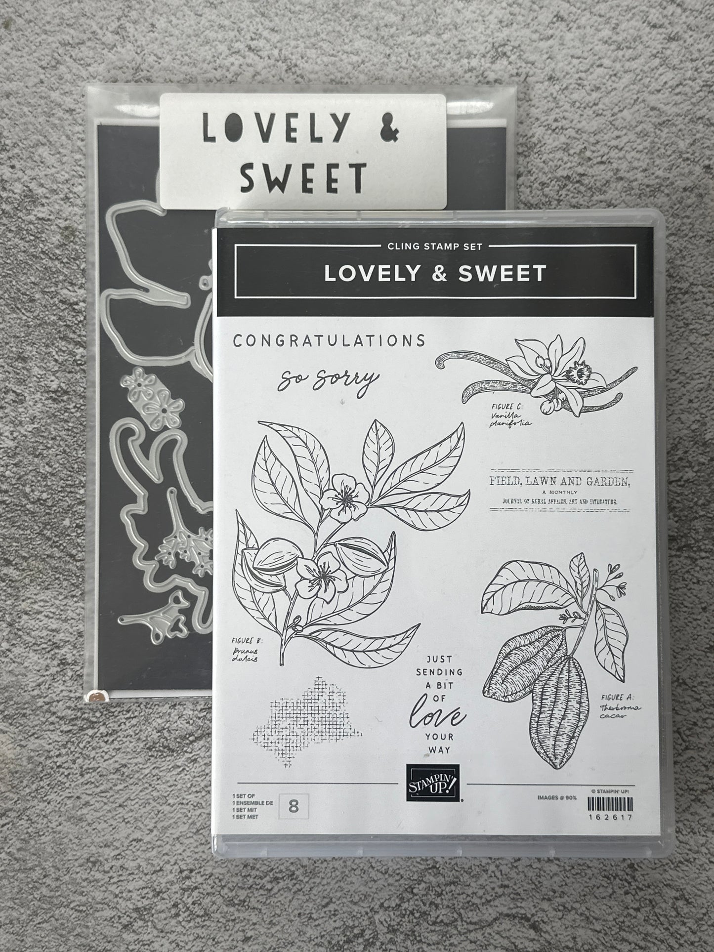 Lovely & Sweet Bundle | Retired Cling Mount Stamp Set and Dies | Stampin' Up!