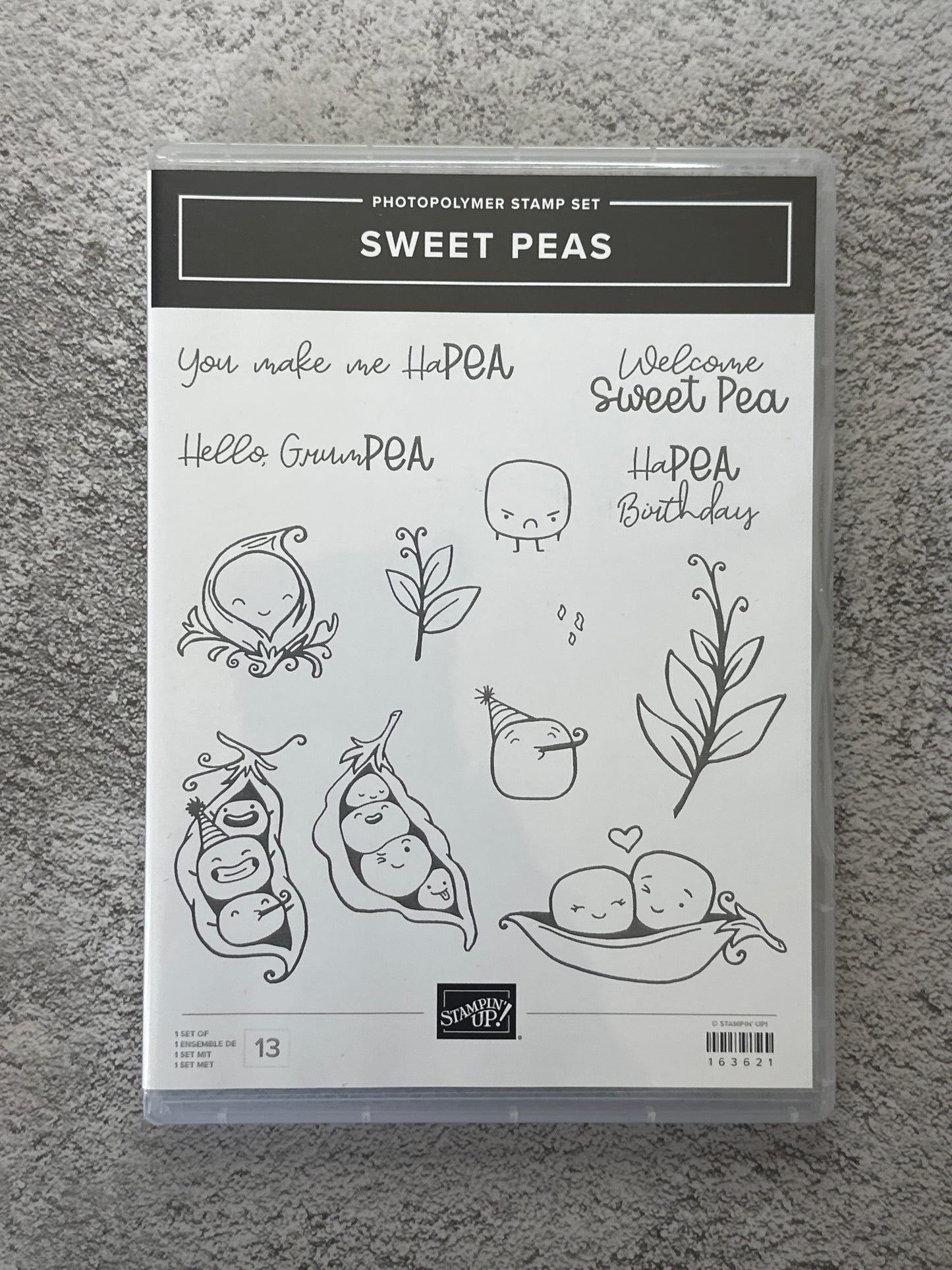 Sweet Peas | Retired Photopolymer Stamp Set | Stampin' Up!