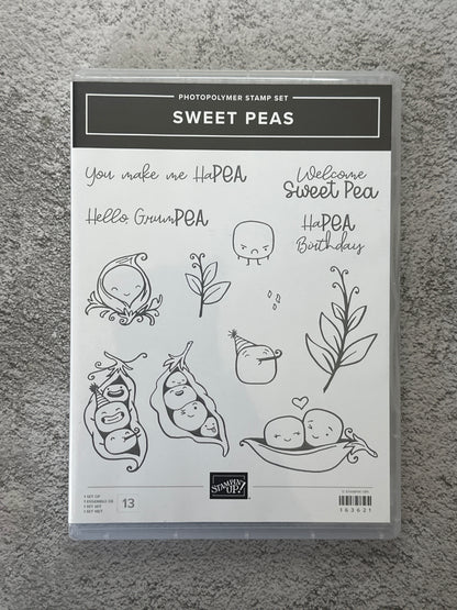 Sweet Peas | Retired Photopolymer Stamp Set | Stampin' Up!