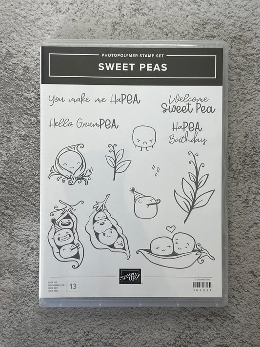 Sweet Peas | Retired Photopolymer Stamp Set | Stampin' Up!