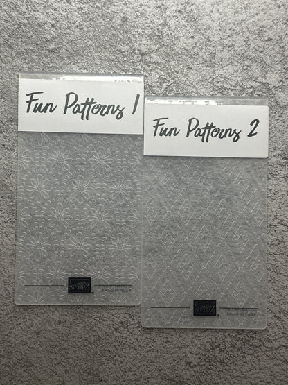 Fun Patterns Folder | Retired Embossing Folder (Set) | Stampin' Up!