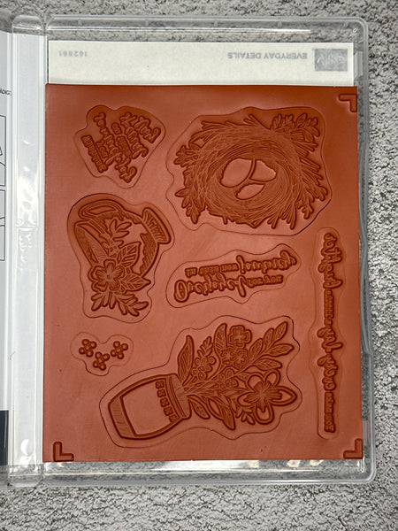 Everyday Details Bundle | Retired Cling Mount Stamp Set and Dies | Stampin' Up!