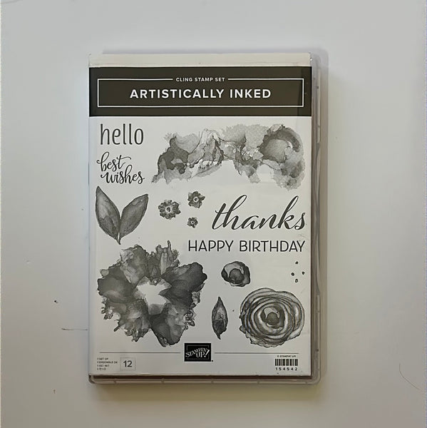 Artistically Inked | Retired Cling Mount Stamp Set | Stampin' Up!