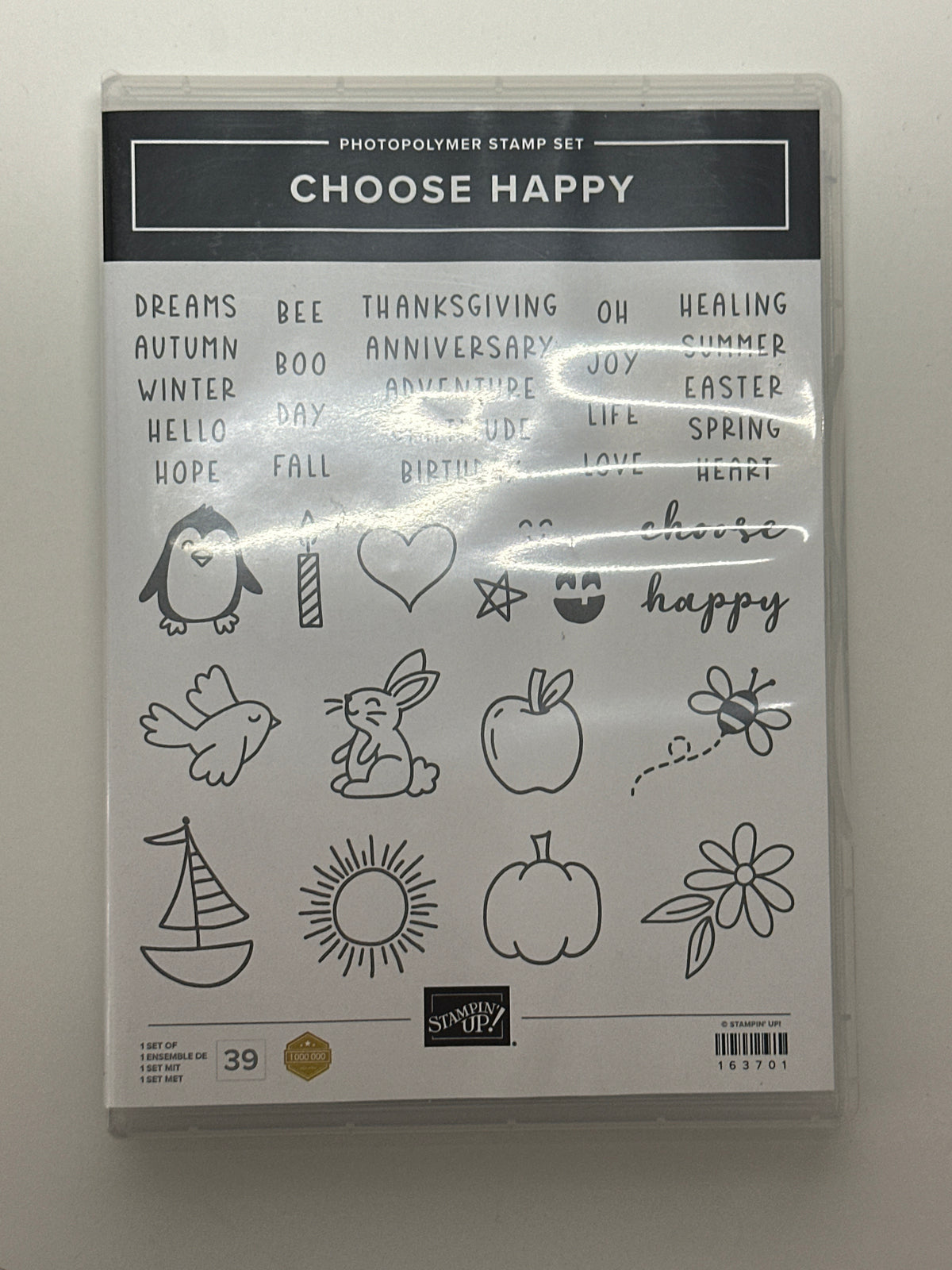Choose Happy | Retired Photopolymer Stamp Set | Stampin' Up!