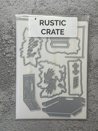 Rustic Crate Bundle | Retired Photopolymer Mount Stamp Set and Dies | Stampin' Up!
