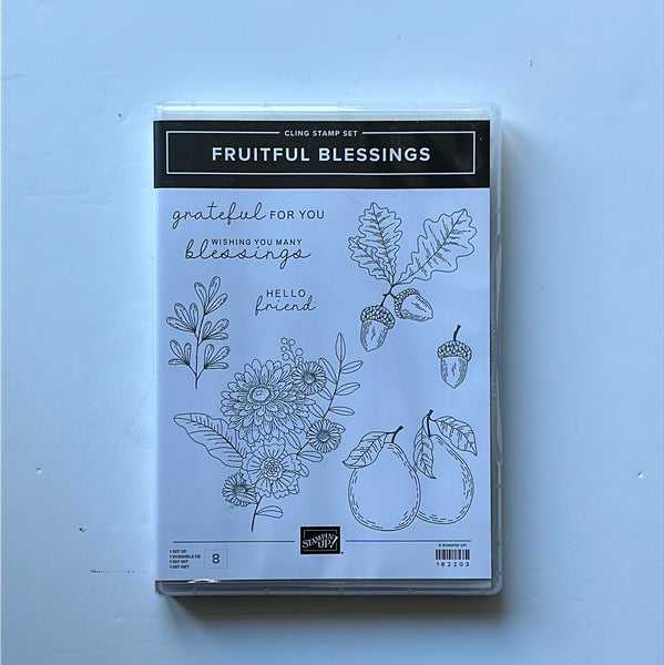 Fruitful Blessings | Retired Cling Mount Stamp Set | Stampin' Up!