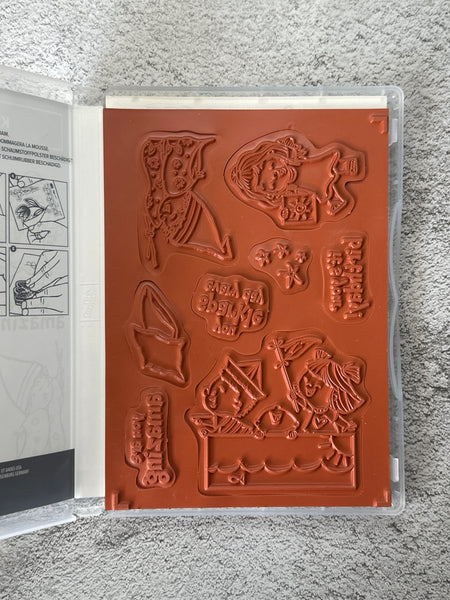 Kiddin' Around Bundle | Retired Cling Mount Stamp Set and Dies | Stampin' Up!