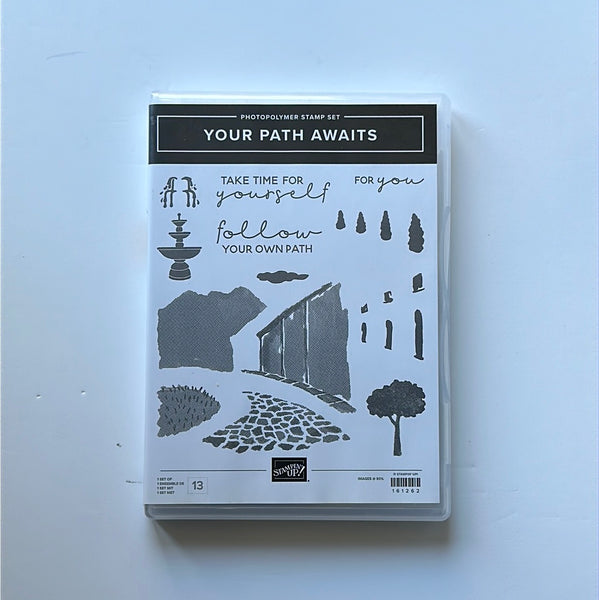 Your Path Awaits | BRAND NEW, NEVER USED! | Retired Photopolymer Stamp Set | Stampin' Up!