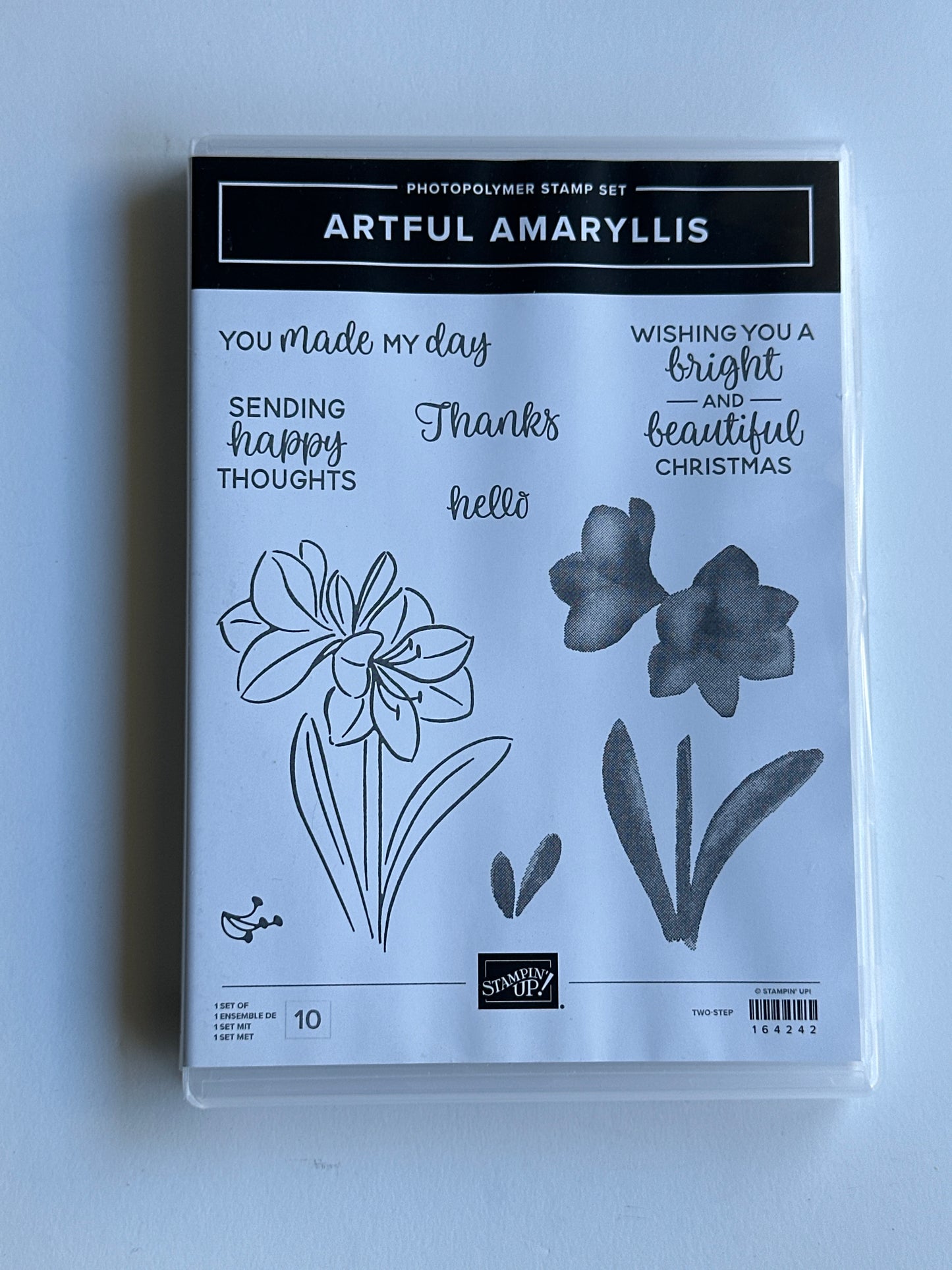 Artful Amaryllis Bundle | Retired Photopolymer Stamp Set and Coordinating Dies | Stampin' Up!