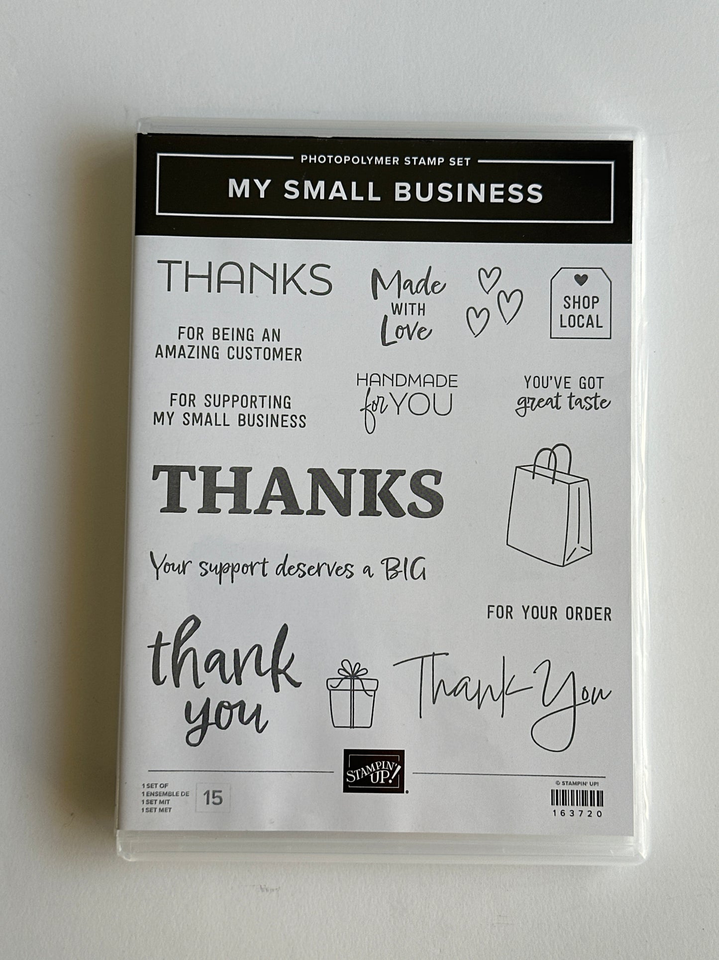 My Small Business | Retired Photopolymer Stamp Set | Stampin' Up!