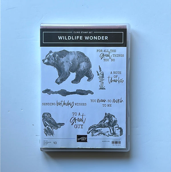 Wildlife Wonder | Retired Cling Mount Stamp Set | Stampin' Up!