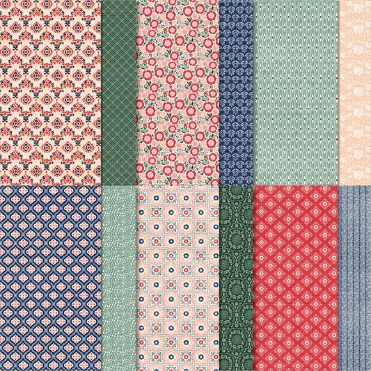 Lovely in Linen | 6 Sheets SHARE | Card Front | Retired Paper | Stampin' Up!