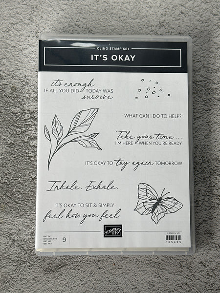It's Okay | Retired Cling Mount Stamp Set | Stampin' Up!