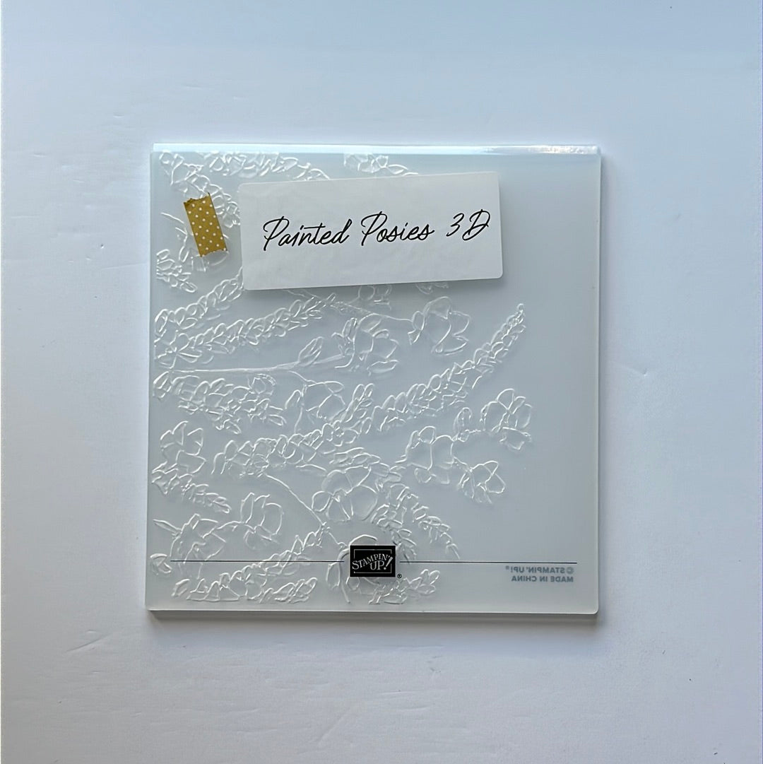 Painted Posies 3D Embossing Folder | Retired Embossing Folder | Stampin' Up!